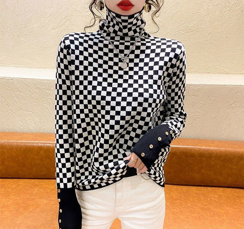 PLAID pullover da donna