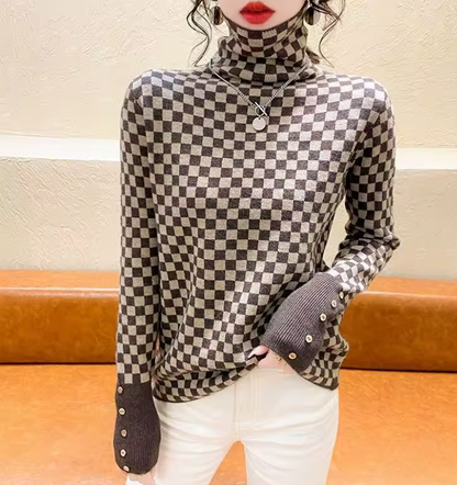 PLAID pullover da donna